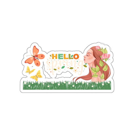 Hello Spring Sticker